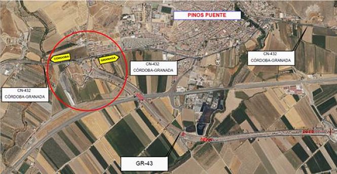 Zonas por donde se desviará el tráfico (SUBDELEGACIÓN)