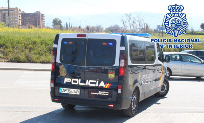 Imagen de un furgón policial (POLICÍA NACIONAL) 