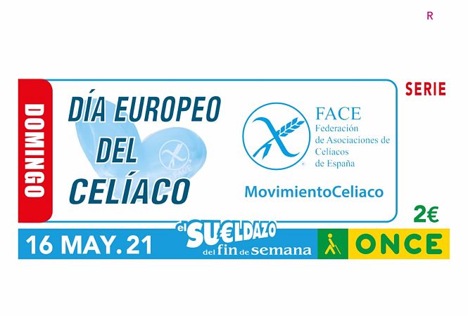 Cupón del Día Europeo del Celíaco (ONCE)