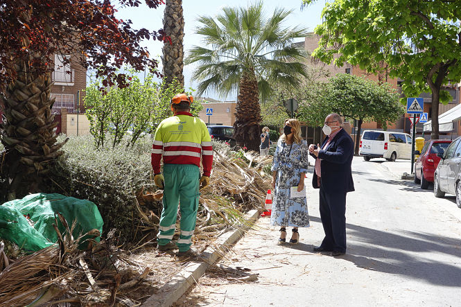 Actuaciones en los jardines del barrio de los Periodistas (JAVIER ALGARRA / AYUNTAMIENTO) 