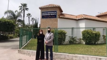 Imagen de la visita al Colegio Federico García Lorca (CIUDADANOS)