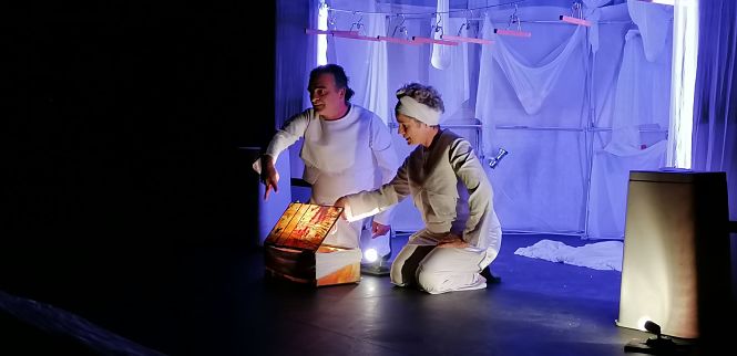 Imagen de la representación teatral (AYTO. GUADIX)