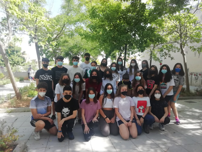 Los integrantes del Grupo de Artes Escénicas del IES Sánchez Mesa de Otura (AYTO. OTURA)