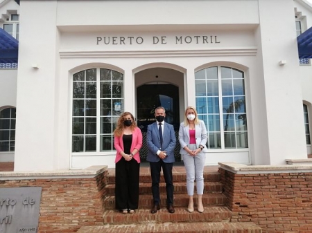 Imagen de la visita al Puerto de Motril (JUNTA)