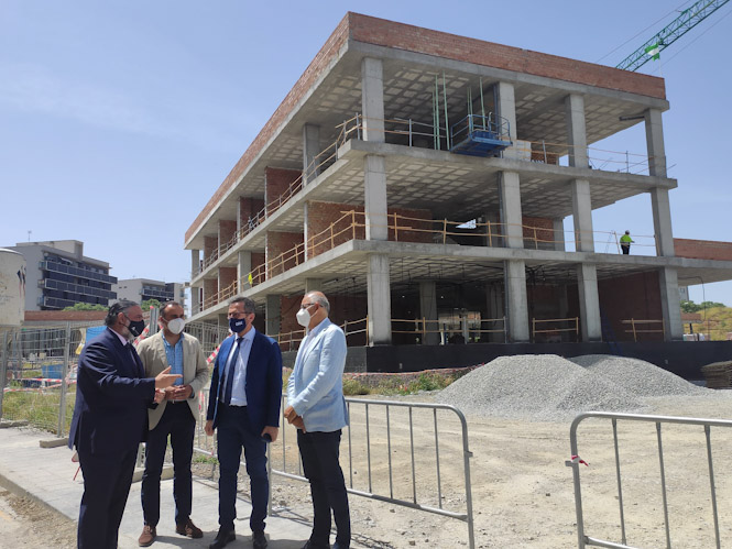 Imagen de la visita a Alhendín (JUNTA)