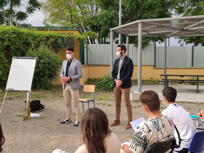 Inauguración del taller en el IES Aricel de Albolote (JUNTA)