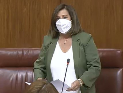 La parlamentaria Andaluza del PSOE, María José Sánchez Rubio (PSOE)
