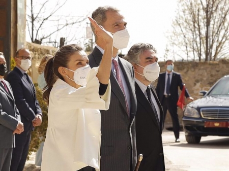 Los Reyes Letizia y Felipe VI saludan a su llegada a la Casa natal de Goya, en imagen de archivo (EUROPA PRESS REPORTAJES) Los Reyes Letizia y Felipe VI saludan a su llegada a la Casa natal de Goya, en imagen de archivo (EUROPA PRESS REPORTAJES)