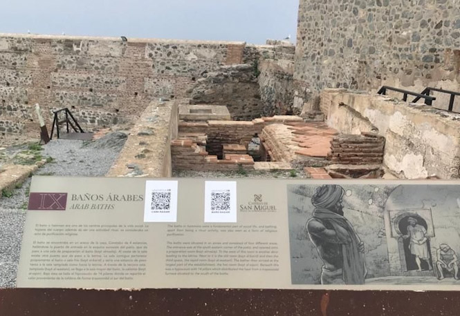 Baños Árabes en el Castillo de San Miguel (AYTO. ALMUÑECAR) 