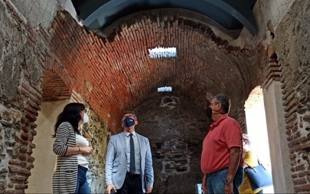 Imagen de la visita a los baños árabes de Aldeire (JUNTA)