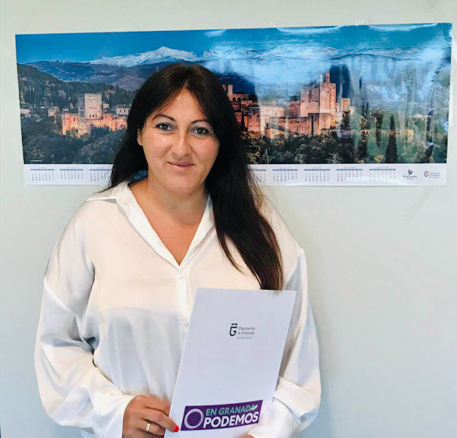La Diputada Provincial de Podemos, Alejandra Durán (PODEMOS)