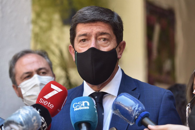 El coordinador autonómico de Ciudadanos en Andalucía y vicepresidente de la Junta, Juan Marín, en una imagen de archivo (JUAN LÓPEZ CEPERO/CS)