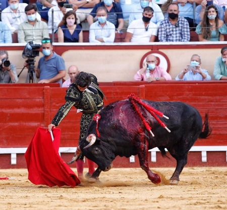 Morante de la Puebla, en una foto de archivo en una corrida (JOAQUÍN ARJONA / EUROPA PRESS) 
