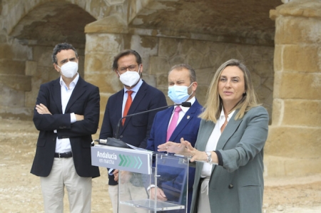 Inauguración del puente en la Puebla de Don Fadrique (JUNTA)