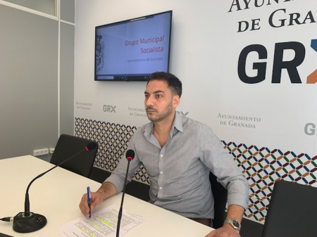 El concejal del PSOE en el Ayuntamiento de Granada, Eduardo Castillo (PSOE)