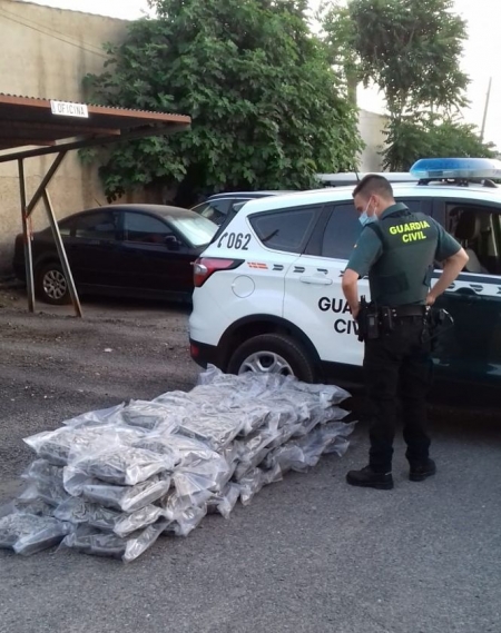 Imagen de la marihuana incautada (GUARDIA CIVIL)