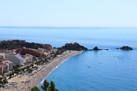 Vista panorámica de la Playa de San Cristóbal (AYTO. ALMUÑECAR) 