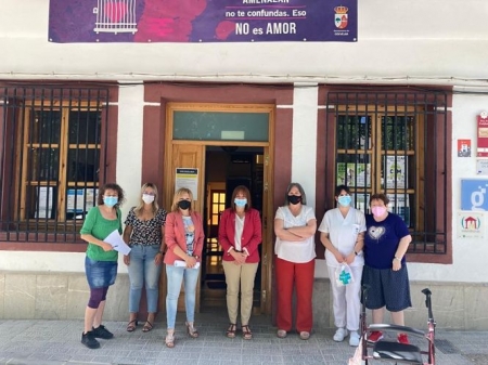 Imagen de la visita al Ayuntameinto de Güevéjar (DIPUTACIÓN)