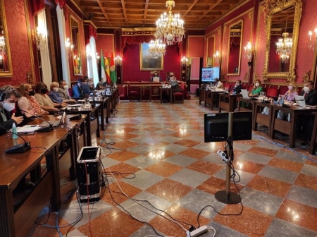 Pleno ordinario del Ayuntamiento de Granada correspondiente al mes de junio, antes de la marcha de la mayoría de los ediles (EUROPA PRESS)