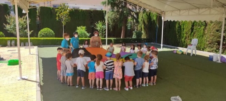 Niños participantes en el `CampaVegas` (AYTO. VEGAS DEL GENIL)