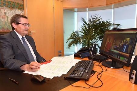 El presidente de la Diputación de Granada, José Entrena (DIPUTACIÓN) 