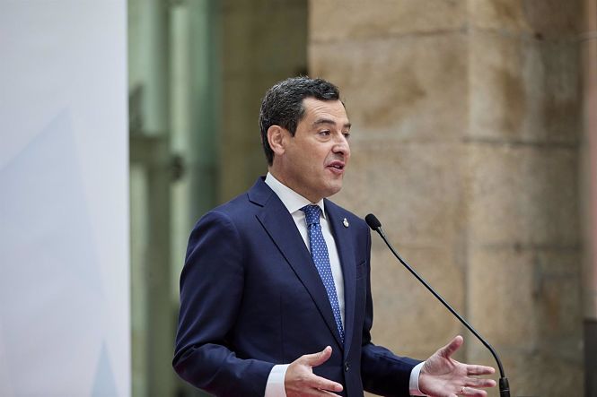 El presidente de la Junta de Andalucía, Juanma Moreno (JESÚS HELLÍN - EUROPA PRESS) 