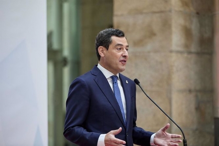 El presidente de la Junta de Andalucía, Juanma Moreno (JESÚS HELLÍN - EUROPA PRESS) 
