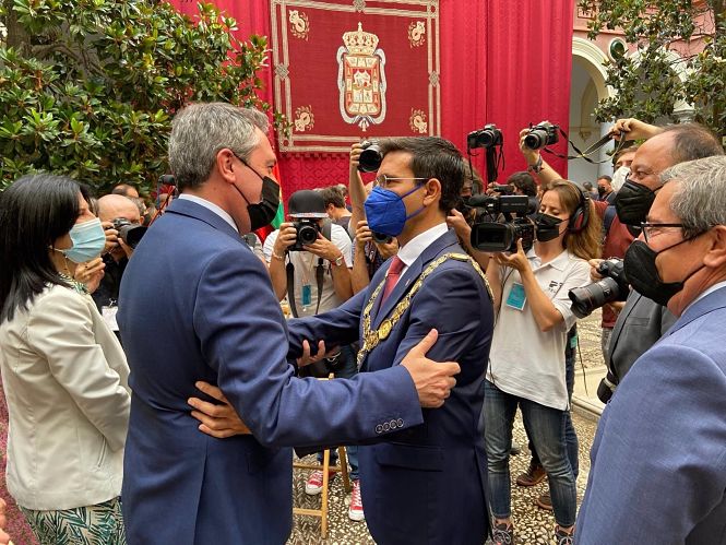 Juan Espadas y Francisco Cuenca (PSOE) 
