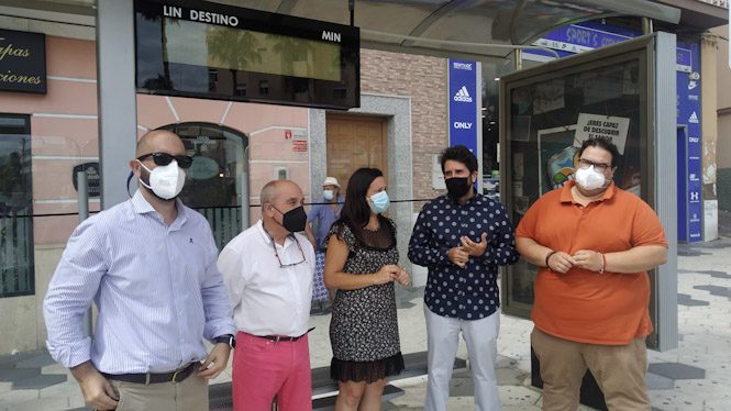 Presentación de las nuevas marquesinas (AYTO. ALMUÑECAR) 