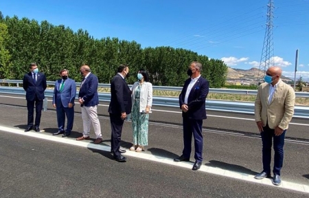 l ministro de Transportes, Movilidad y Agenda Urbana (Mitma) , José Luis Ábalos, durante la puesta en servicio este pasado miércoles del tramo Pinos Puente-Atarfe de la autovía GR-43 (DELEGACIÓN DEL GOBIERNO EN ANDALUCÍA)
