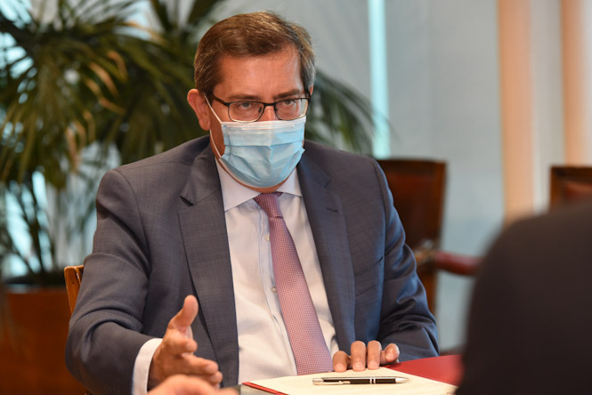 El presidente de la Diputación de Granada, José Entrena (R. MARTÍNEZ / DIPGRA)