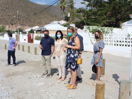 Imagen de la visita a la playa de Castell de Ferro (SUBDELEGACIÓN) 