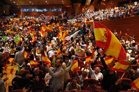 Acto de Vox en Granada en 2019 (ÁLEX CÁMARA / EUROPA PRESS)