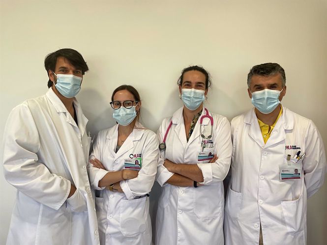 El equipo de Medicina Interna del hospital HLA Inmaculada (Granada) estudia el `Beneficio del empleo precoz de la oxigenoterapia de alto flujo (ONAF) en pacientes con neumonía por SARS-CoV-2` (HOSPITAL HLA INMACULADA) 
