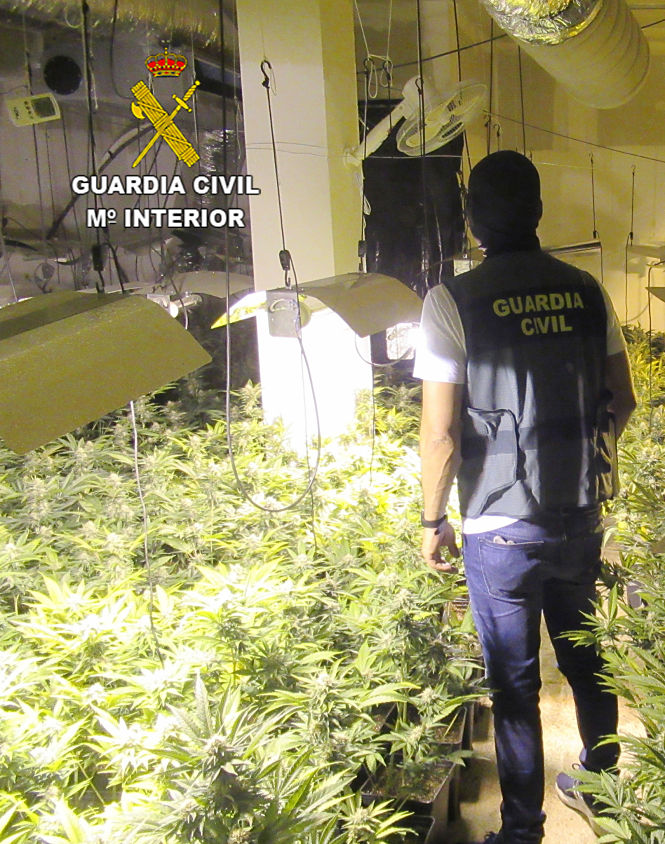 uno de los centros desarticulados (GUARDIA CIVIL