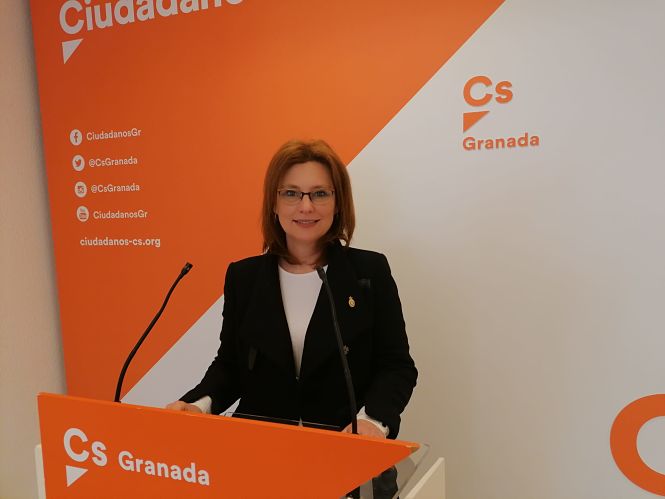 La parlamentaria andaluza de Cs, Mar Sánchez (CIUDADANOS) 