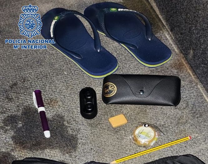 Imagen de los efectos intervenidos (POLICIA NACIONAL) 