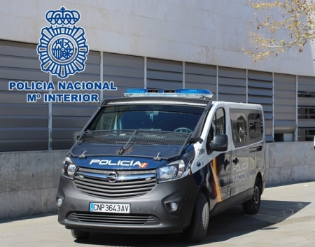 Imagen de un furgón policial (POLICÍA NACIONAL) 