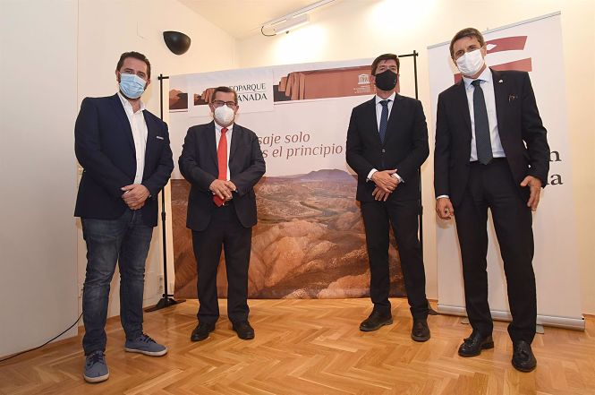 Rueda de prensa de presentación del Plan de Sostenibilidad Turística del Geoparque de Granada (DIPUTACIÓN DE GRANADA)