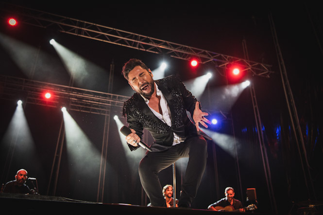 Imagen del concierto de Miguel Poveda (MOTRIL EN VIVO) 