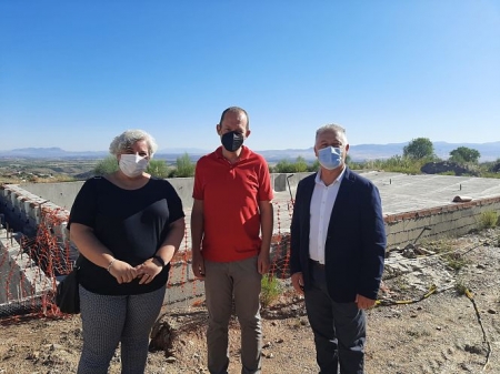 Imagen de la visita a las obras (DIPUTACIÓN) 