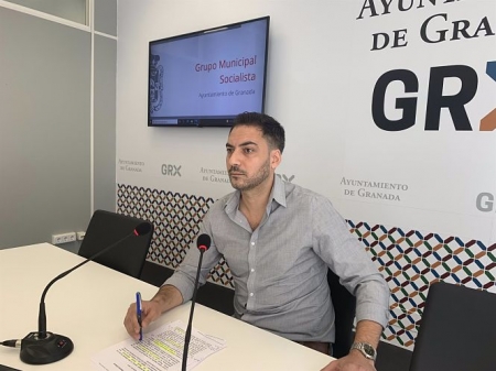 El concejal de Participación Ciudadana de Granada, Eduardo Castillo, en imagen de archivo (PSOE) 