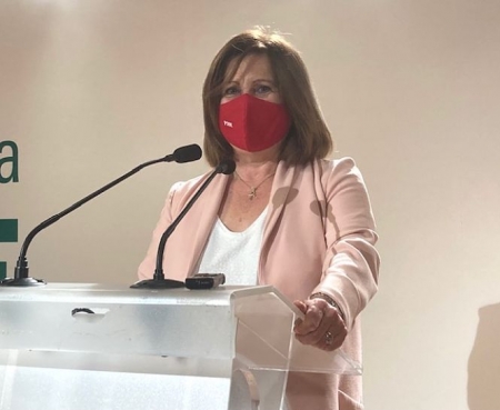 La parlamentaria andaluza del PSOE, María José Sánchez Rubio (PSOE)