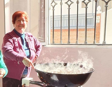 Piedad Aguilar durante una actividad municipal (AYTO. CÚLLAR VEGA) 