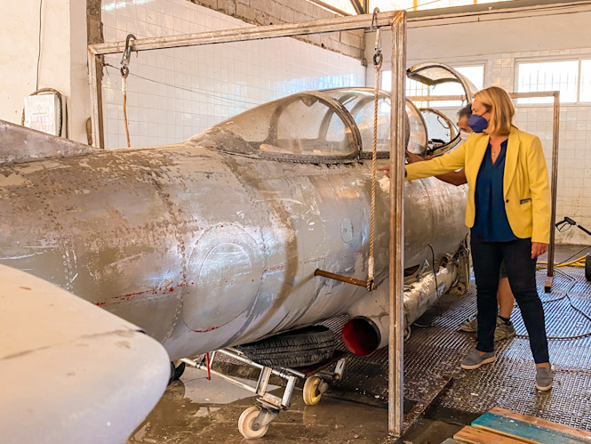 Restauración del avión Saeta (AYTO. MOTRIL) 