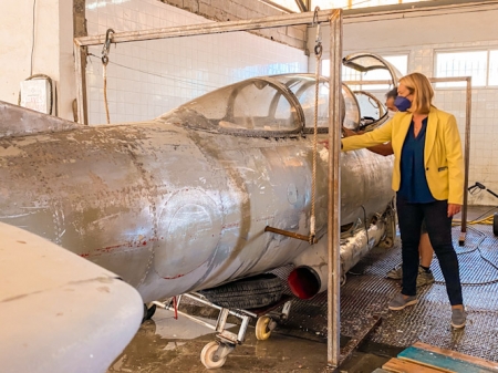 Restauración del avión Saeta (AYTO. MOTRIL) 