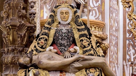 Virgen de las Angustias, patrona de Granada, en imagen de archivo (CANAL SUR) Virgen de las Angustias, patrona de Granada, en imagen de archivo (CANAL SUR)
