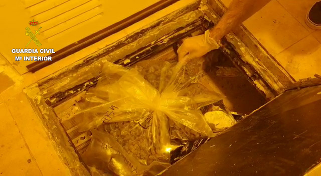 Imagen de la marihuana incautada (GUARDIA CIVIL) 