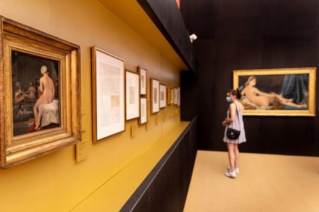 Muestra `Odaliscas. De Ingres a Picasso` expuesta en el Palacio de Carlos V, en el conjunto monumental de la Alhambra (PATRONATO DE LA ALHAMBRA/LUCÍA RIVAS) 