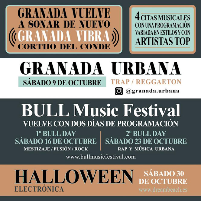 Cartel del ciclo `Granada Vibra` (GRANADA VIBRA) 